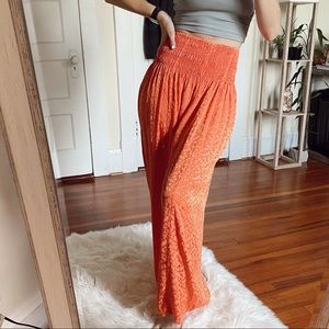 ❌SOLD❌ UO Satin Wide Leg Palazzo Pants (XS)